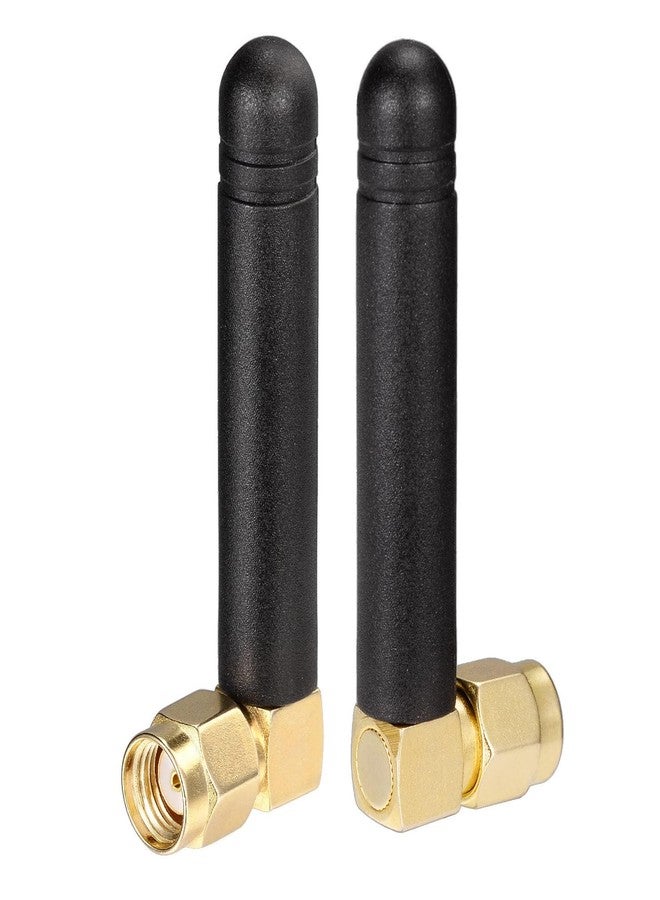 Bingfu Mini Dual Band WiFi 2.4GHz 5GHz 5.8GHz MIMO RP-SMA Male Right Angle Antenna (2-Pack) for FPV Bluetooth USB Adapter Computer PCIe Card WiFi Router Wireless Back Up Camera - Image 3